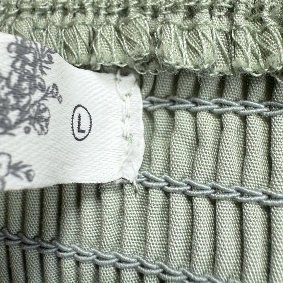 Altar’d State Marsha Pleated Mini Dress Mint Green Size L - Picture 13 of 15